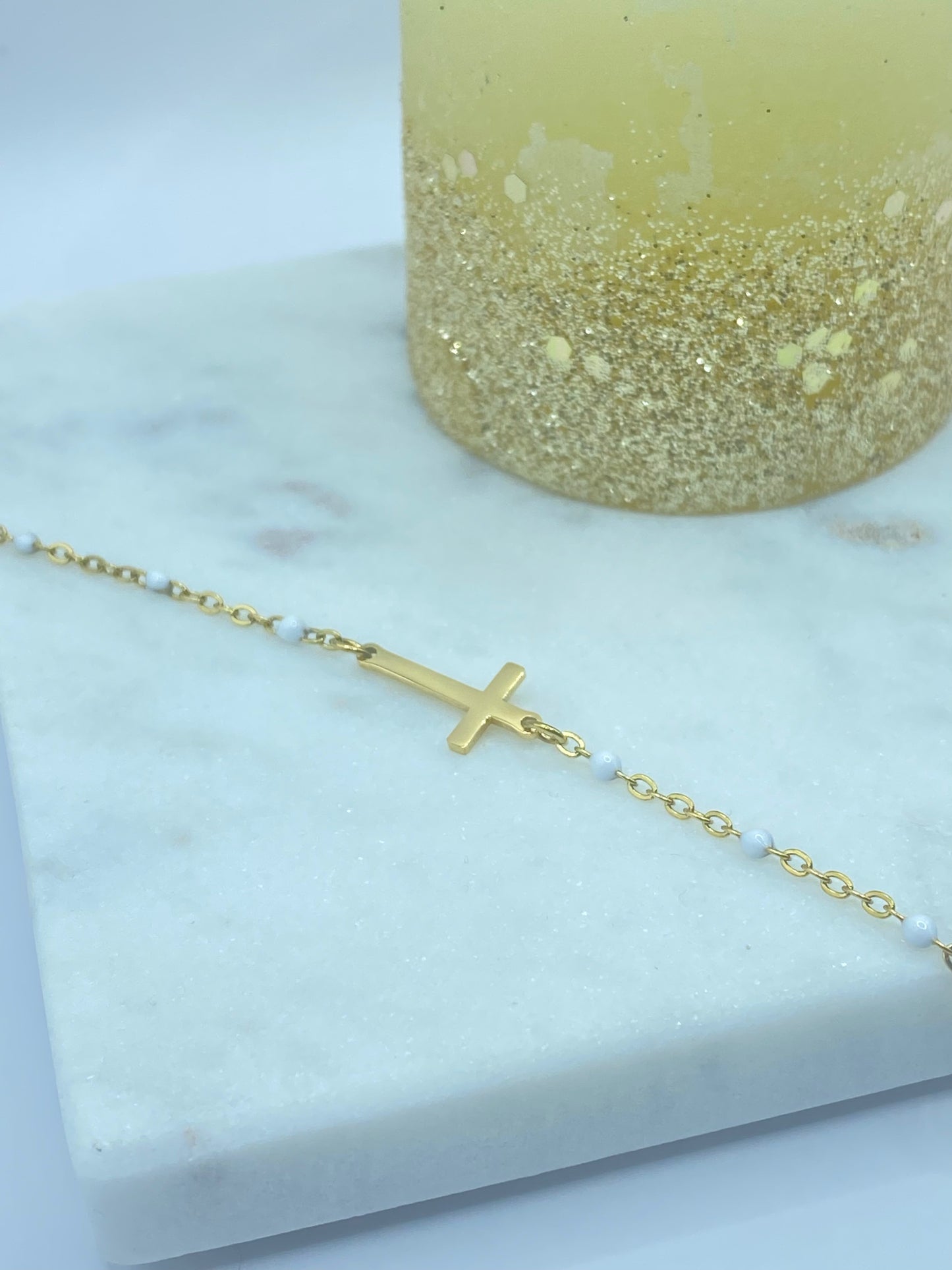 Bracelet croix religieuse