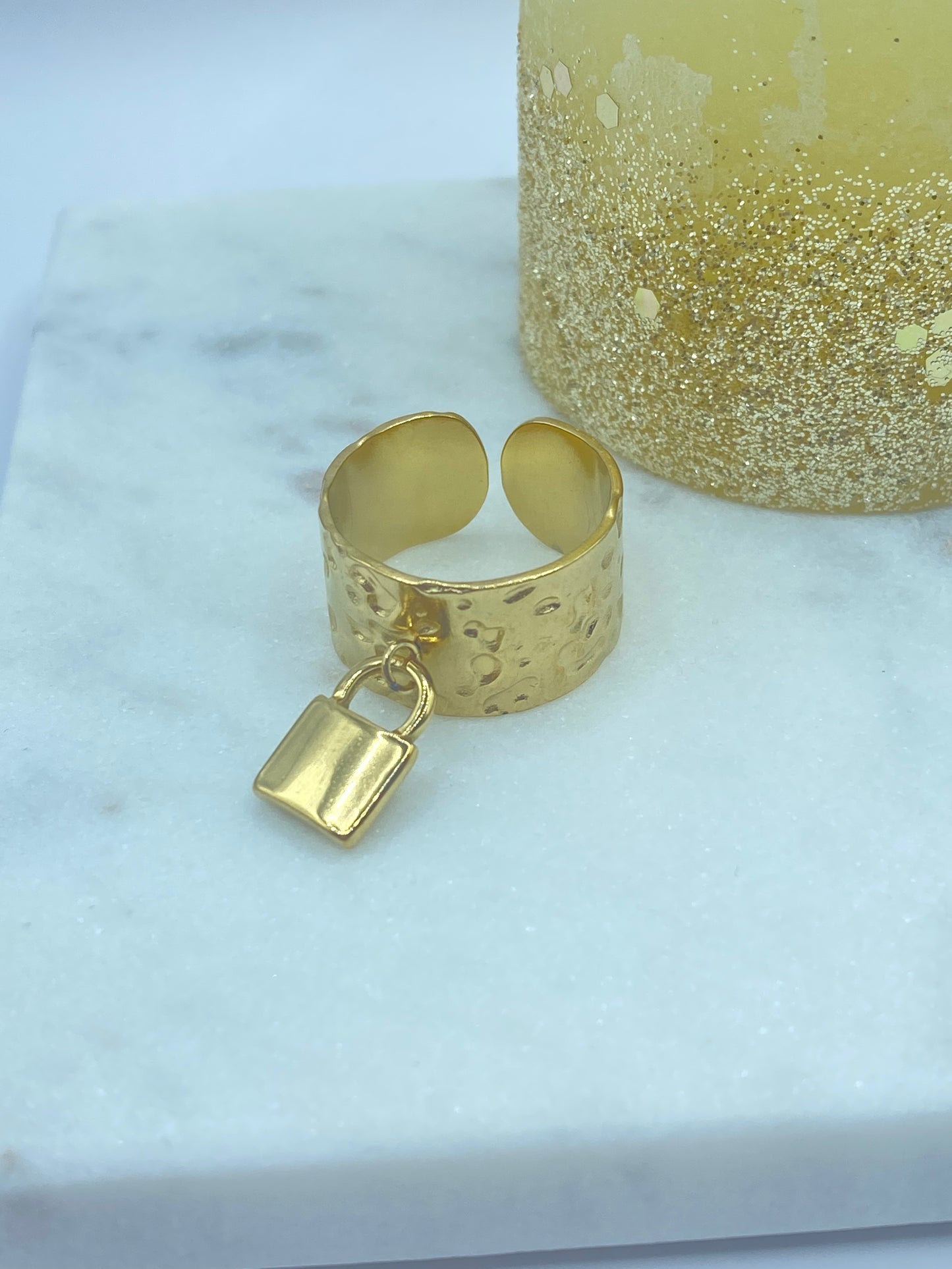 Bague Breloque cadenas