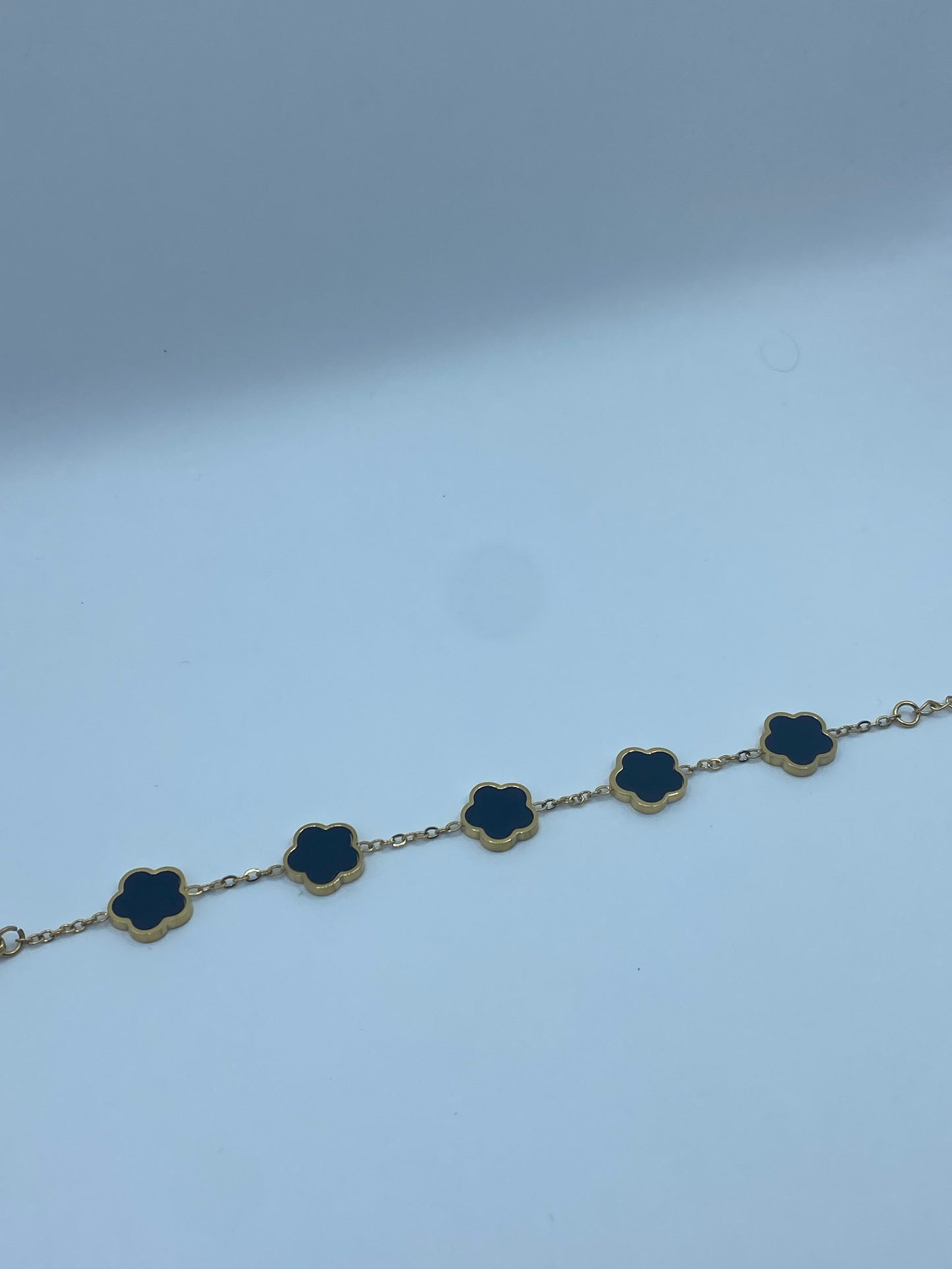 Bracelet Fleures noires
