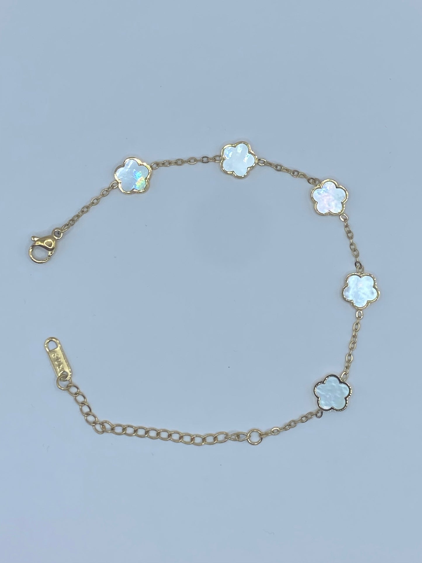 Bracelet Fleures Blanches