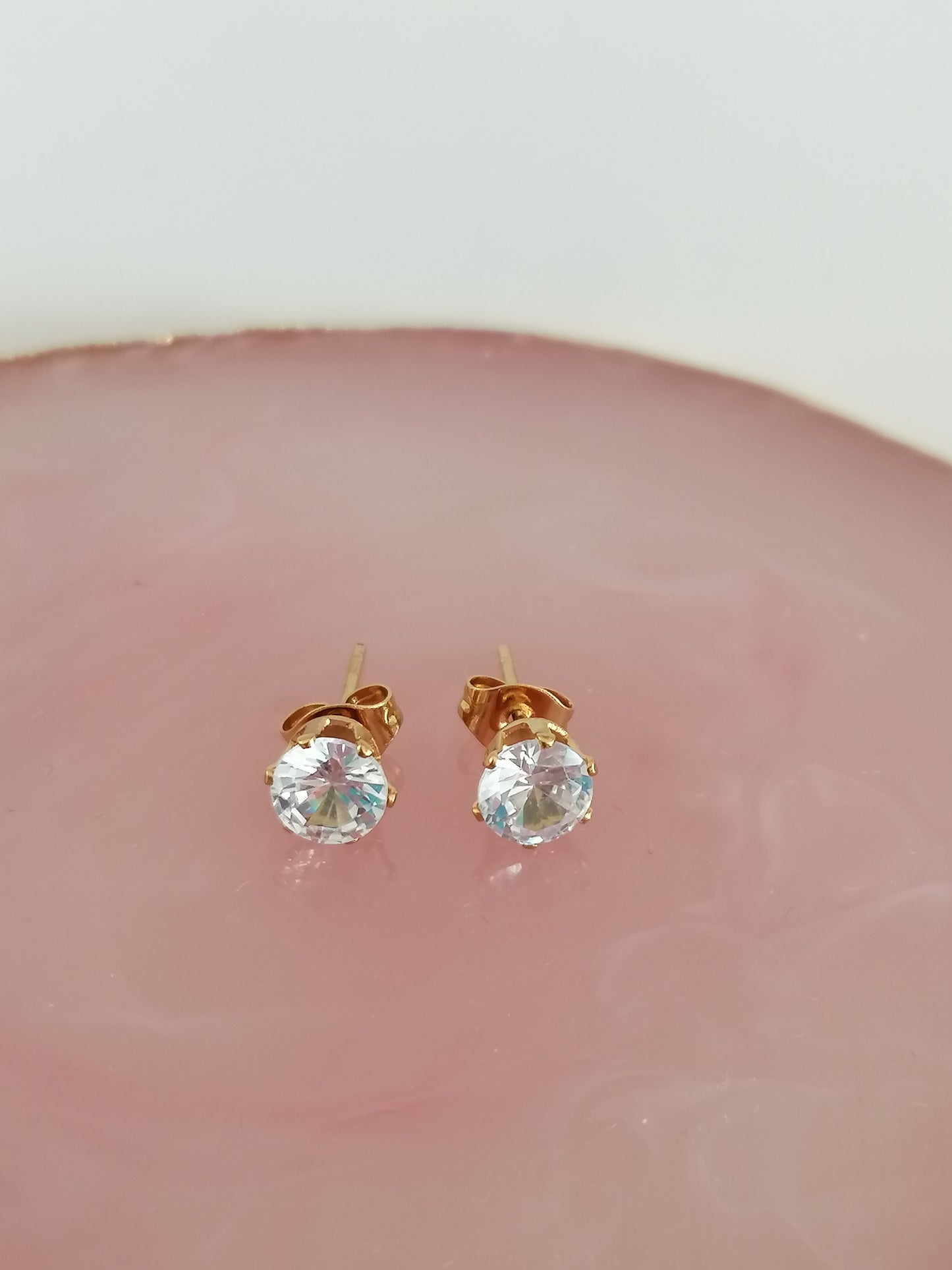 Boucle d'oreille cristal