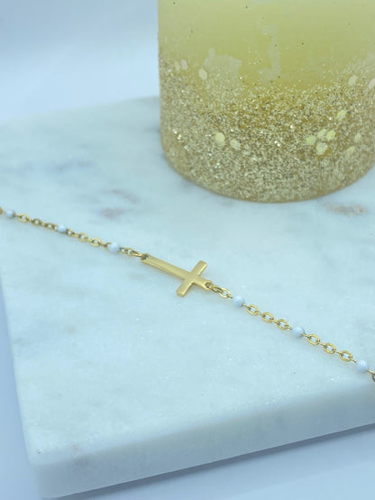 Bracelet croix religieuse