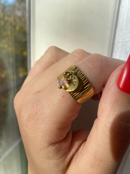 Bague Elene, Breloque ajustable