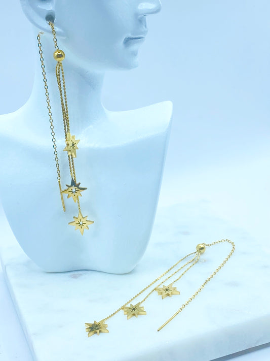 Boucles d’oreilles étoiles