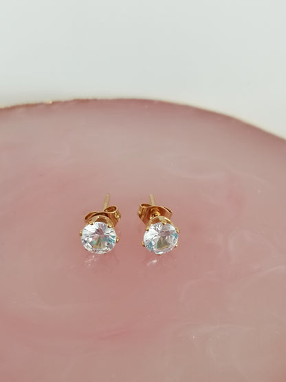 Boucle d'oreille cristal