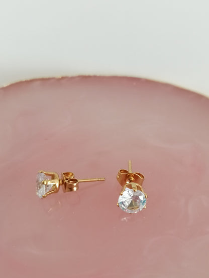 Boucle d'oreille cristal